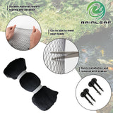 Rainleaf Pond Netting Pool Protective Cover Netting,Pond Skimmer Net, Koi Pond Cover,Placement Stakes Included
