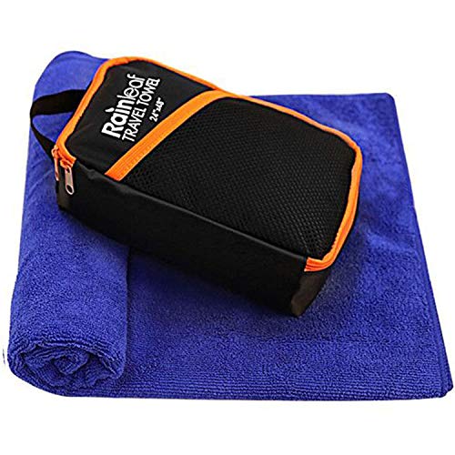 Rainleaf Microfiber Gym/Sports/travel/bath Towel-Super Absorb