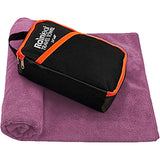 Rainleaf Microfiber Travel Towel Quick Dry Swimming Towel Ultra-Compact,Super Absorbent,Washcloths for Bathroom, Shower,Camping,Backpacking-Purple