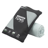 Rainleaf Microfiber Towel Perfect Travel & Sports &Camping Towel.Fast Drying - Super Absorbent - Ultra Compact.Suitable for Backpacking,Gym,Beach,Swimming,Yoga-Light Green