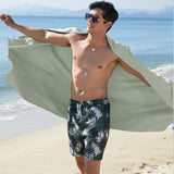 Rainleaf Microfiber Towel Perfect Travel & Sports &Camping Towel.Fast Drying - Super Absorbent - Ultra Compact.Suitable for Backpacking,Gym,Beach,Swimming,Yoga-Bean Green