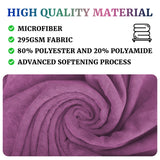 Rainleaf Microfiber Travel Towel Quick Dry Swimming Towel Ultra-Compact,Super Absorbent,Washcloths for Bathroom, Shower,Camping,Backpacking-Purple