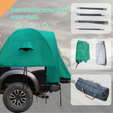 Rainleaf Truck Bed Tent Pickup Truck Tent Waterproof & Windproof Fit 5.5-6.5 Foot Bed,2 Person Double Layer Truck Tent for Camping, Accommodate, for Camping Traveling Outdoor Activities with Carry Bag