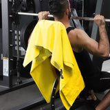 Rainleaf Microfiber Towel Perfect Travel & Sports &Camping Towel.Fast Drying - Super Absorbent - Ultra Compact.Suitable for Backpacking,Gym,Beach,Swimming,Yoga-Yellow