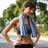 Rainleaf Microfiber Towel Perfect Sports & Travel &Beach Towel. Fast Drying - Super Absorbent - Ultra Compact. Suitable for Camping, Gym, Beach, Swimming, Backpacking.Gray