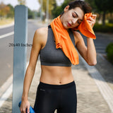 Rainleaf Microfiber Towel Perfect Sports & Travel &Beach Towel. Fast Drying - Super Absorbent - Ultra Compact. Suitable for Camping, Gym, Beach, Swimming, Backpacking.Orange