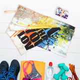 Rainleaf Workout Towels for Gym,Soft, Lightweight, Super Absorbent,Quick-Drying,Sweat Fitness Sports and Exercise Towels with Saying,Love